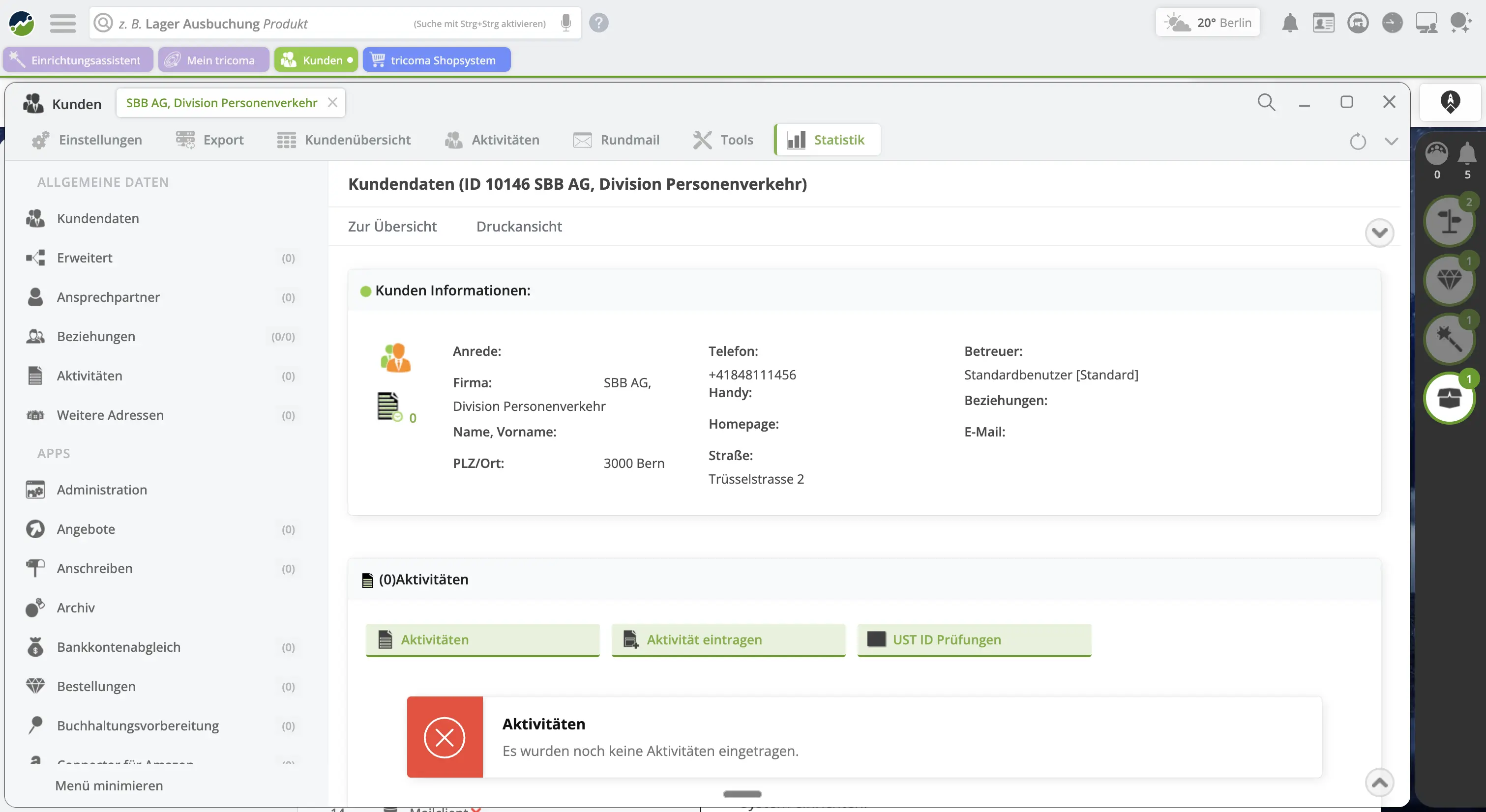 tricoma KI-Funktionen: tricomaAI generiert automatisch Produktbeschreibungen, Keywords und Attribute direkt im ERP-System